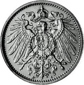 017 - KAISERREICH : 1 Mark 1891-1916 ADEFGJ  coin collectible - Main Image 2