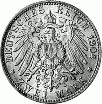 059 - BREMEN : 2 Mark 1904 J - Wappen  coin collectible - Main Image 2