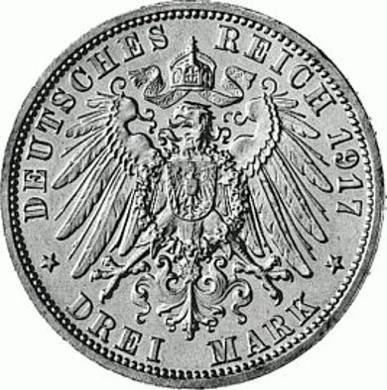 077 - HESSEN : 3 Mark 1917 A - Regierungsjubiläum   coin collectible - Main Image 2
