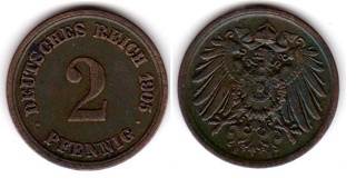 Reich 2 Pfennig   coin collectible - Main Image 1