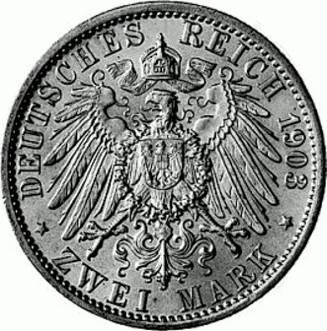 158 - SACHSEN-WEIMAR-EIS.: 1903 A - zur Hochzeit  coin collectible - Main Image 2