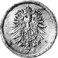 300 - KAISERREICH : 1 Pf 1916-1918 ADEFGJ  coin collectible - Main Image 2