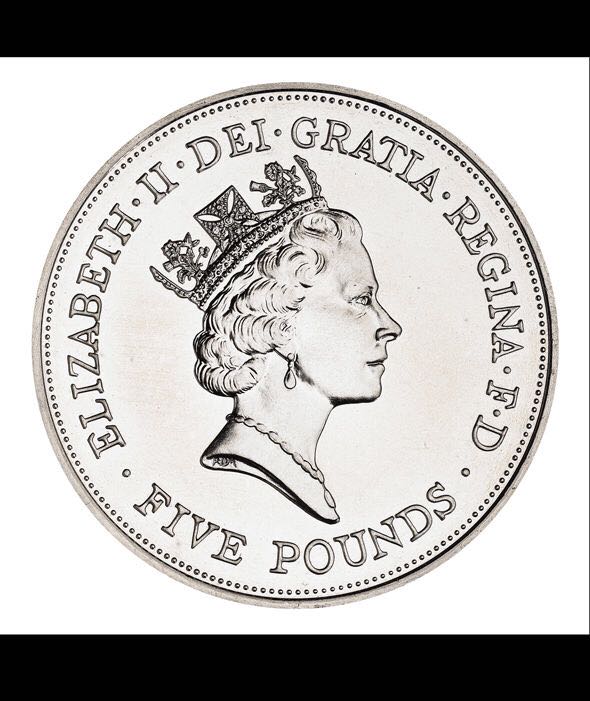 Five Pound Coin 1990  coin collectible - Main Image 2