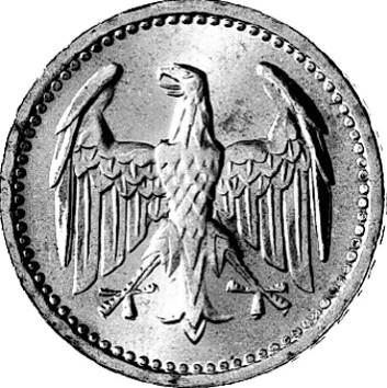 312 - WEIMAR : 3 Mark 1924-1925 ADEFGJ  coin collectible - Main Image 2