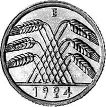 316 - WEIMAR : 5 Reichspf. 1924-1936 ADEFGJ  coin collectible - Main Image 2