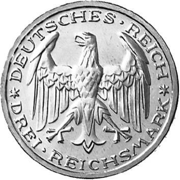 330 - WEIMAR : 1927 A - Uni Marburg  coin collectible - Main Image 2