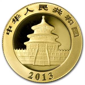 Gold Chinese Panda  coin collectible - Main Image 2
