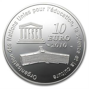 Taj Mahal UNESCO Silver  coin collectible - Main Image 2