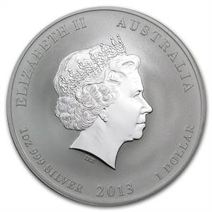 Australian Lunar Year of the Snake Colorized Silver Coin  coin collectible - Main Image 2