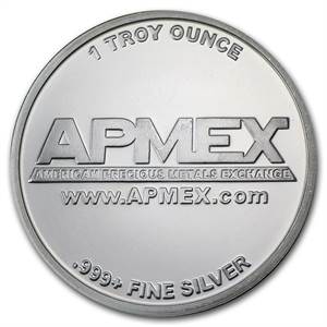 Round 1/10oz APMEX Silver Rounds  coin collectible - Main Image 2