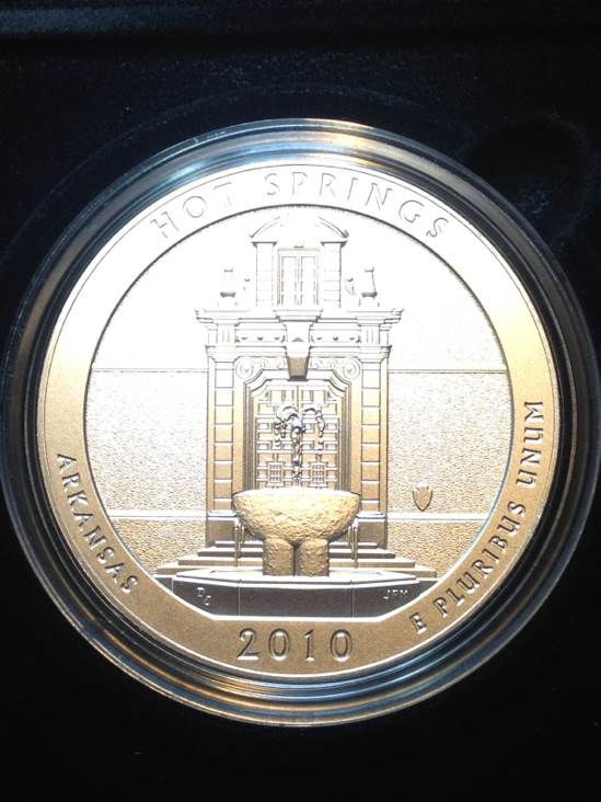 2010 P Arkansas Hot Springs NP  coin collectible - Main Image 2