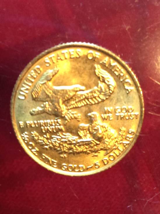 1986 American Eagle Gold Tenth Ounce  coin collectible - Main Image 2