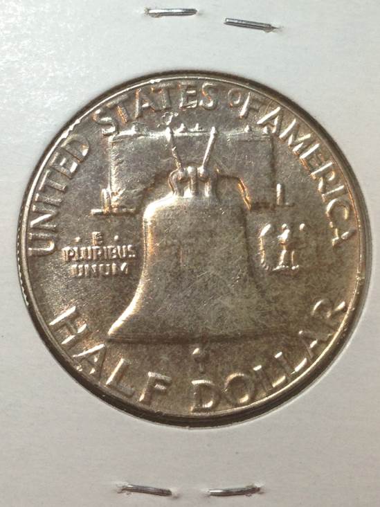 Franklin Half Dollar 1953S  coin collectible - Main Image 2