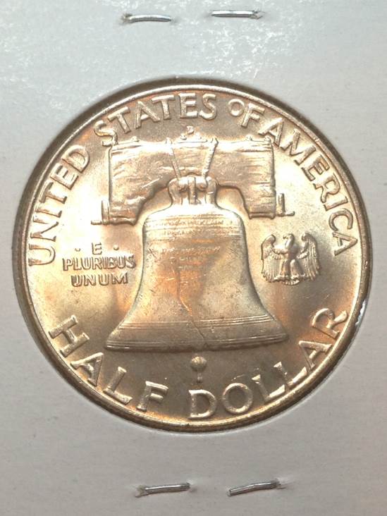 1954 D Franklin Half Dollar  coin collectible - Main Image 2