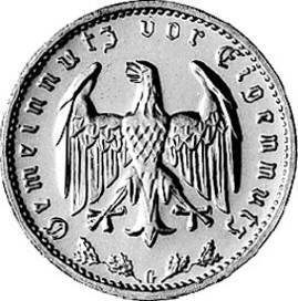 354 - 3. REICH : 1 Reichsmark 1933-1939 ADEFGJ  coin collectible - Main Image 2