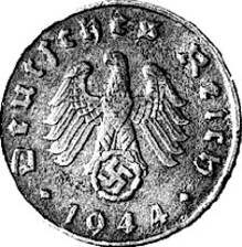 370 - 3. REICH : 5 Reichspf. 1940-1944 ABDEFGJ  coin collectible - Main Image 2