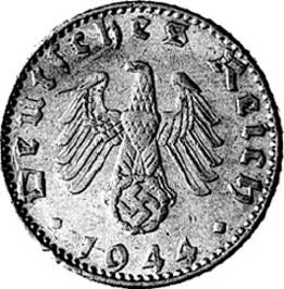 372 - 3. REICH : 50 Reichspf. 1939-1944 ABDEFGJ  coin collectible - Main Image 2