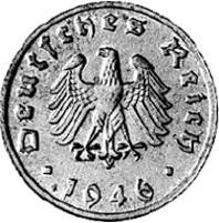 373 - 3. REICH : 1 Reichspf. 1945-1946 FG  coin collectible - Main Image 2