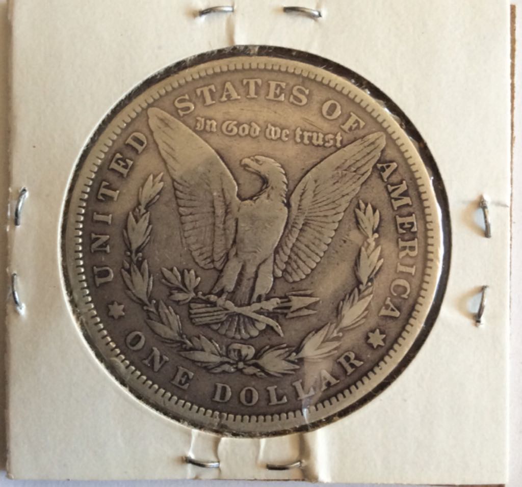 1880 P Morgan Silver Dollar  coin collectible - Main Image 2