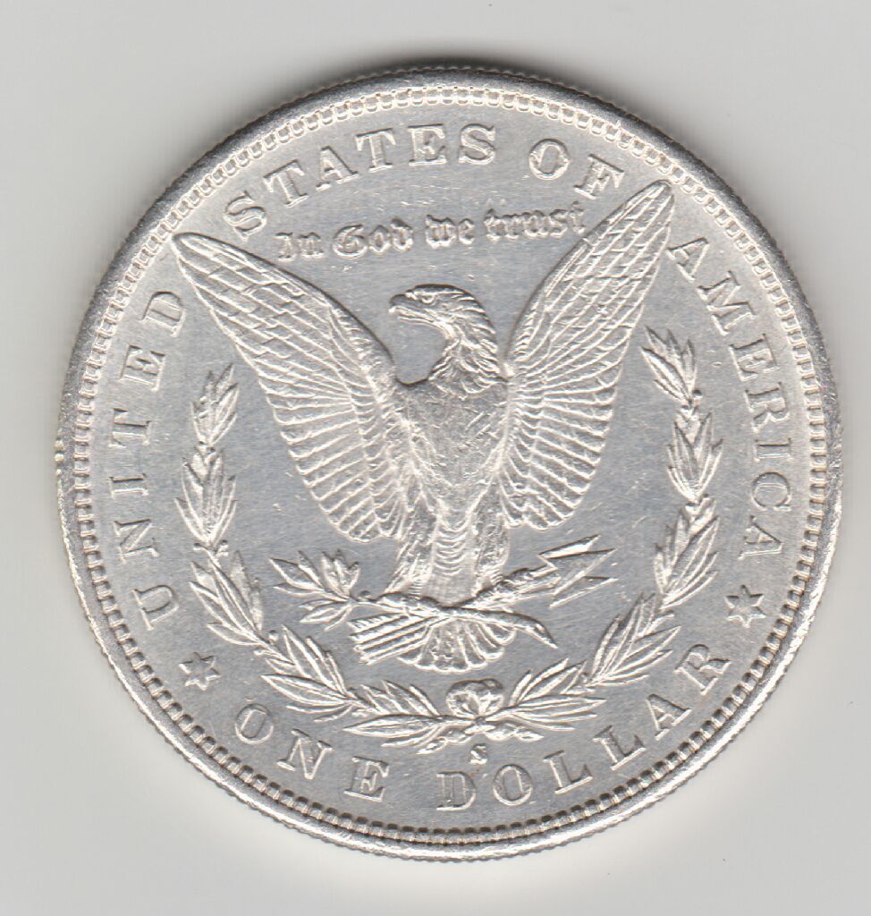 1881 S Morgan Silver Dollar  coin collectible - Main Image 2