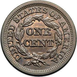 1847 Large Cent  coin collectible - Main Image 2