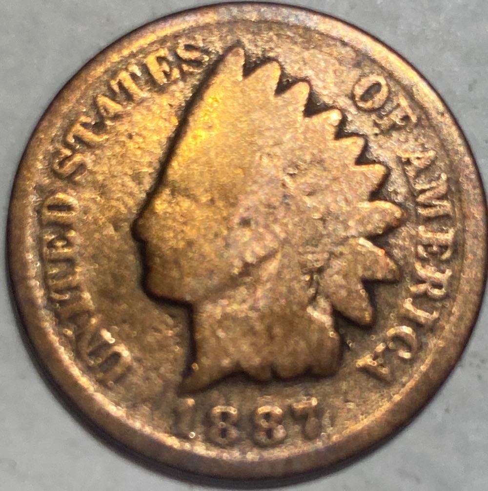1887 Indian Head Cent  coin collectible - Main Image 3