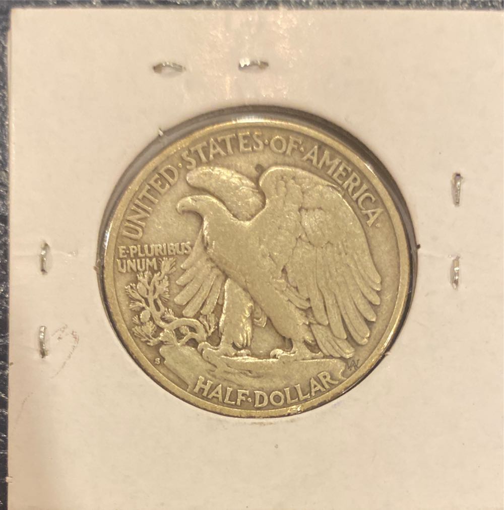 Walking Liberty Half Dollar 1942 S  coin collectible - Main Image 4
