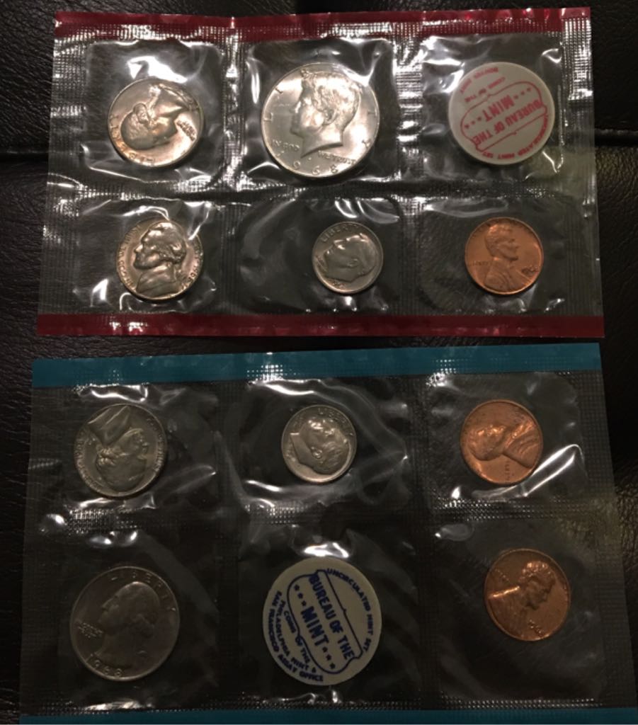 1968 mint set  coin collectible - Main Image 2