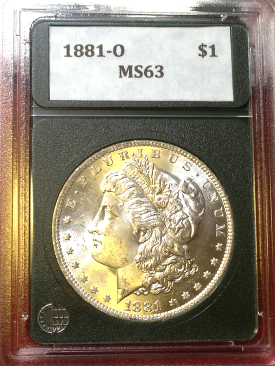 1881 S Morgan Silver Dollar