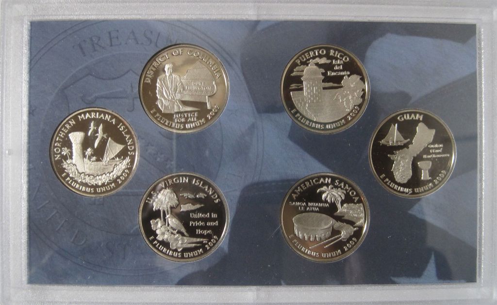 district of columbia 2009 quarter proof set   coin collectible - Main Image 2