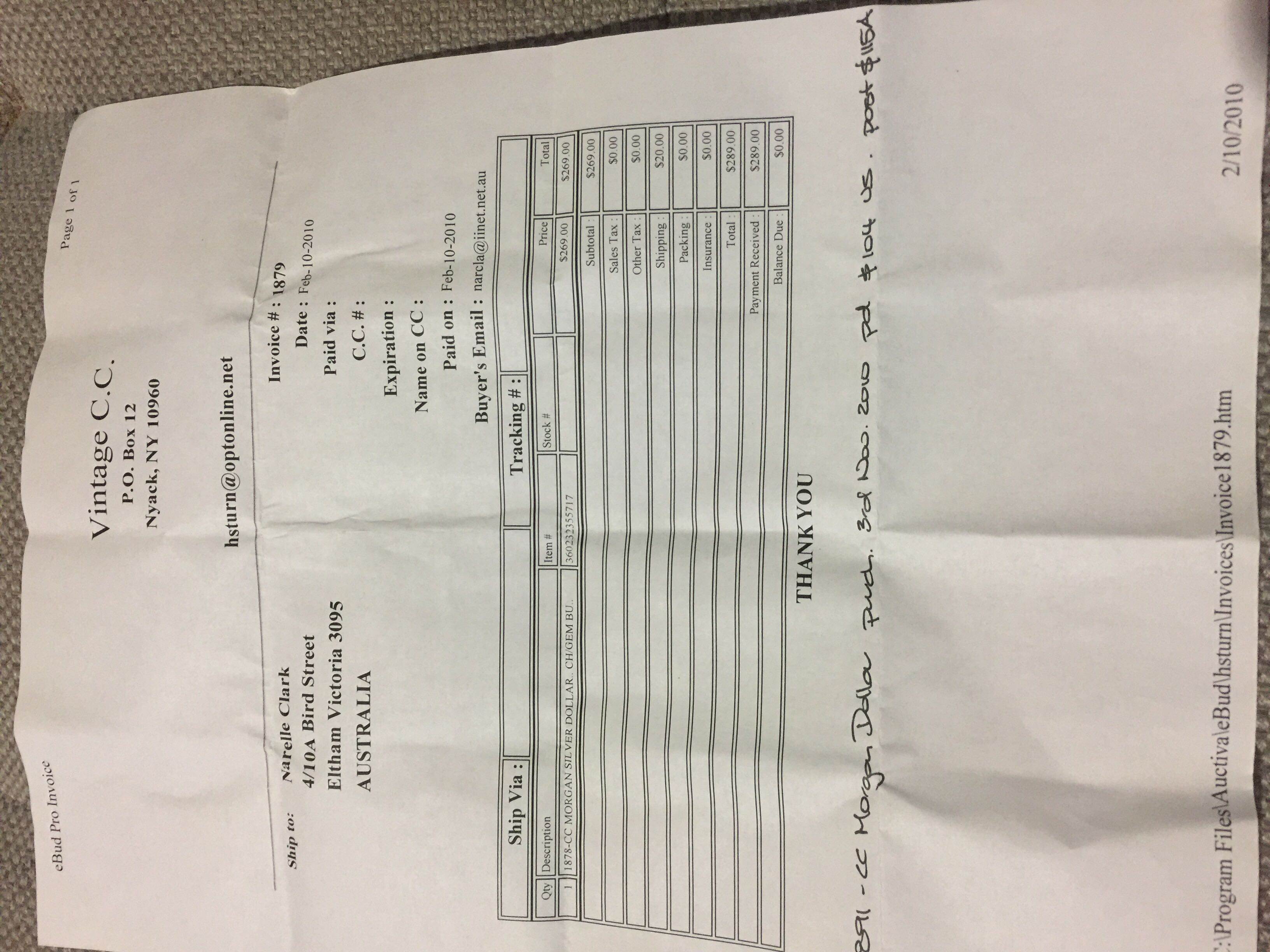 1878- CC Morgan dollar  coin collectible - Main Image 3