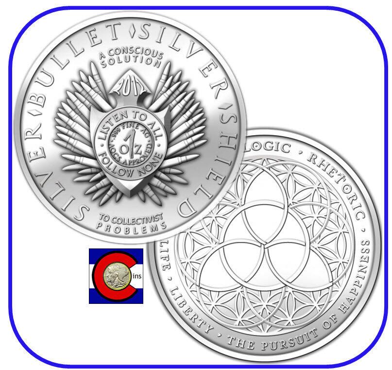 Silver Bullet Silver Shield - Slave Uncle Sam  coin collectible - Main Image 2