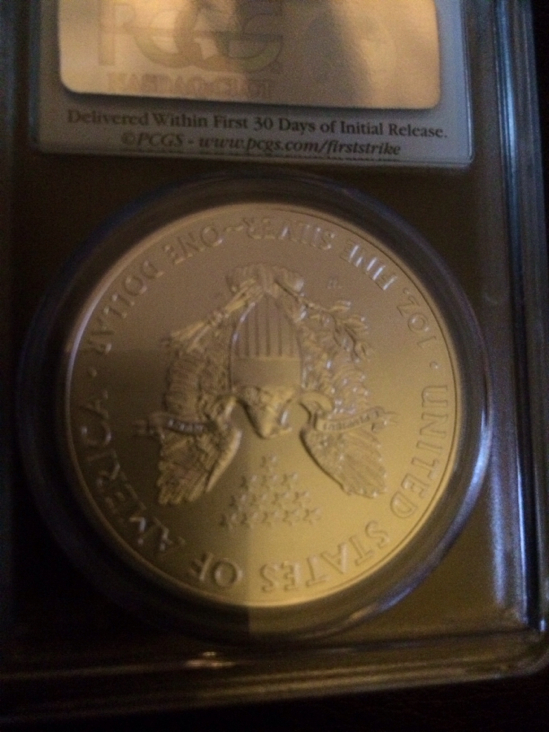 2013-w Silver Eagle PCGS MS70  coin collectible - Main Image 2