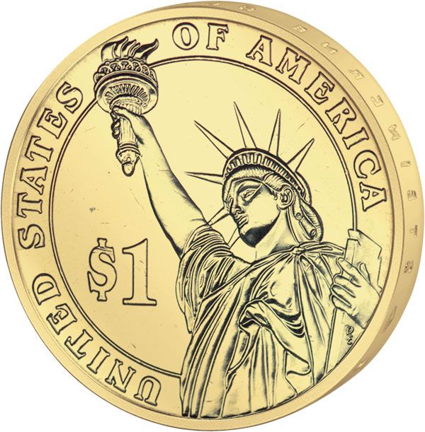 2008 6th Pr. John Quincy Adams Dollar  coin collectible - Main Image 2