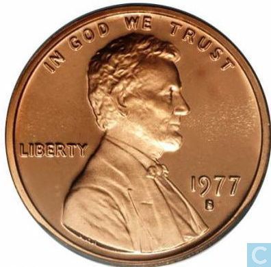 1977 1 Cent  coin collectible - Main Image 2