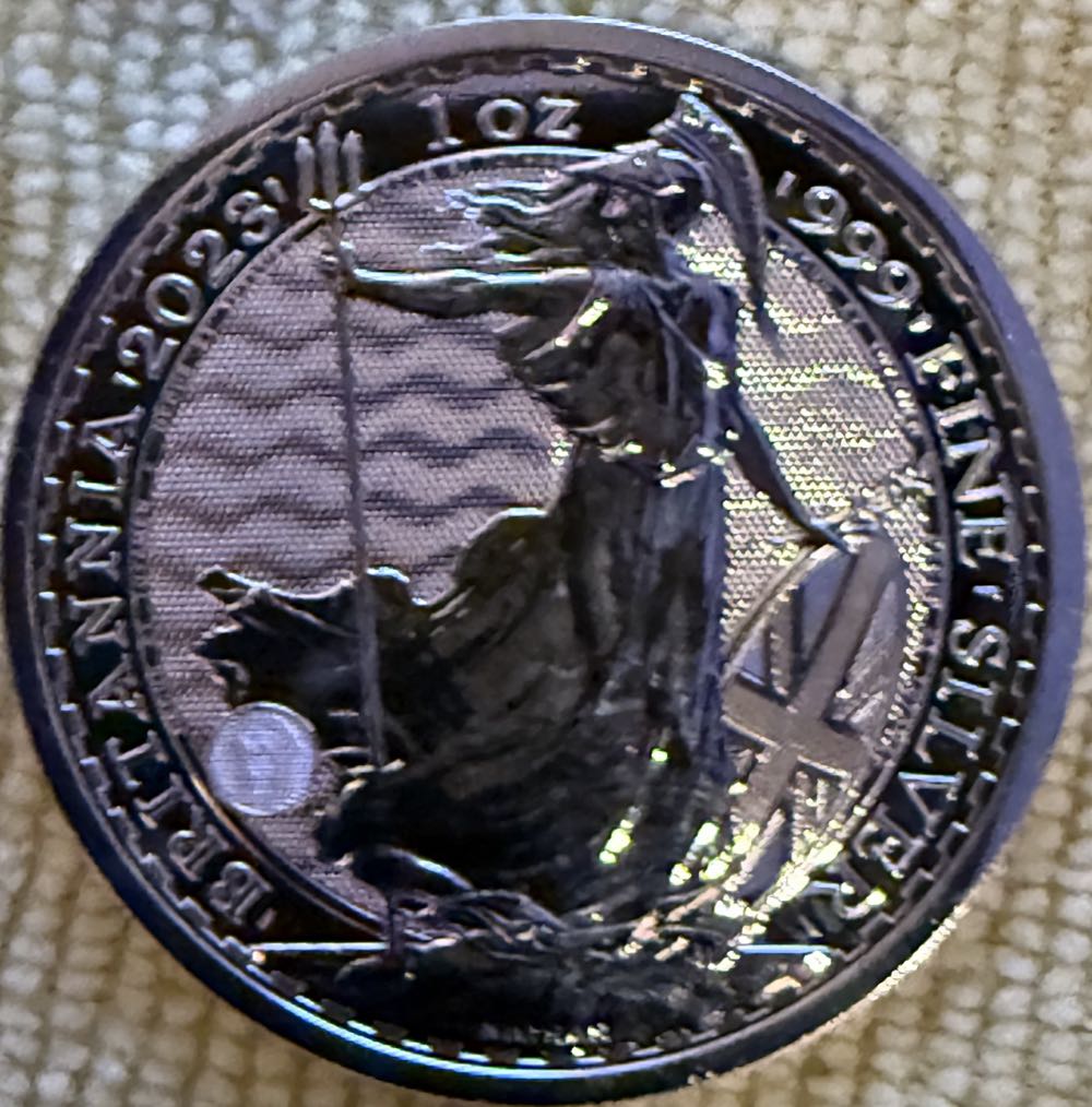 Roll-2023 British Coronation Silver Britannia (25) Per Roll  coin collectible - Main Image 2