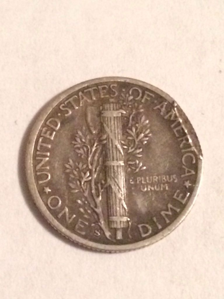 1942 Dime  coin collectible - Main Image 2