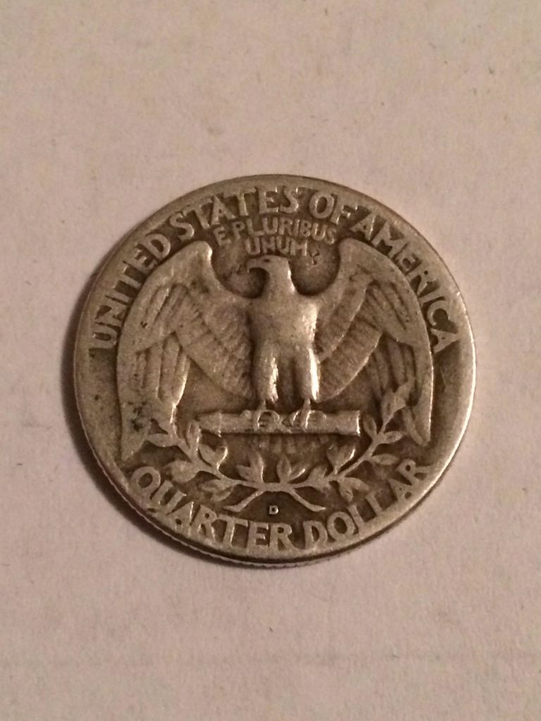 1948 D Washington Quarter  coin collectible - Main Image 2