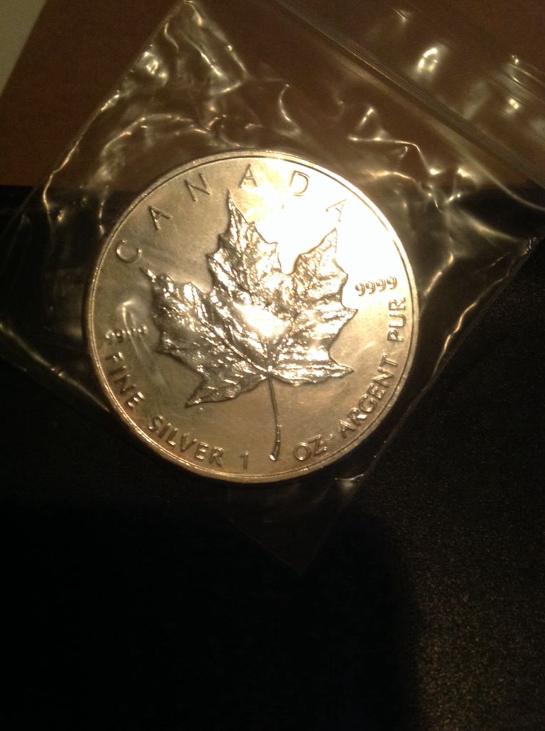 Silver Maple Leaf  coin collectible - Main Image 2