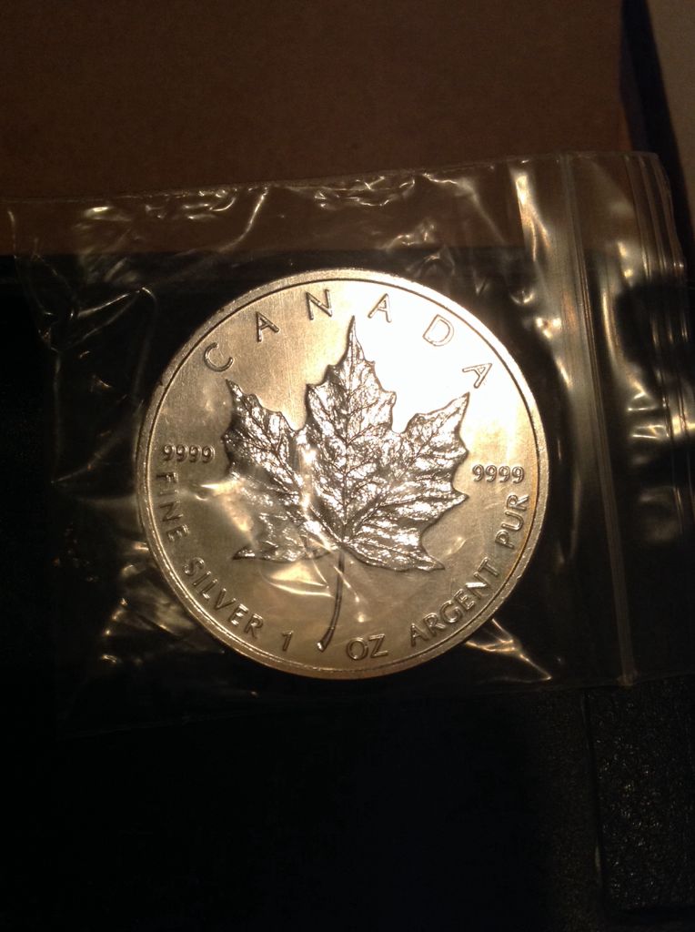 Silver Maple Leaf  coin collectible - Main Image 2