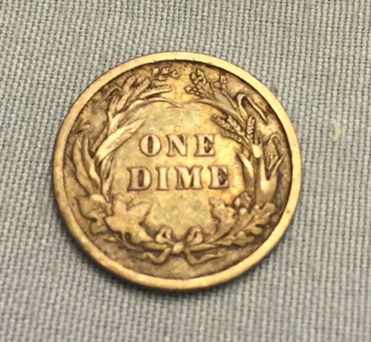 1890 S Liberty Seated Dime  coin collectible - Main Image 2