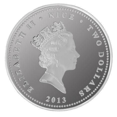 Niue 2013 2$ Anne Geddes - Protect Nurture Love Proof Silver Coin  coin collectible - Main Image 2