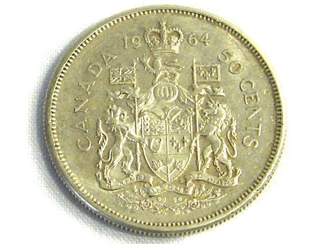 Canada Fifty Cents 1964  coin collectible - Main Image 2
