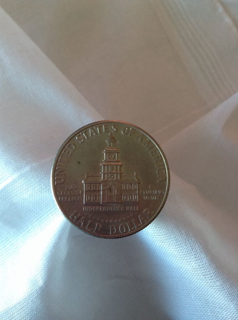 1776-1976D bi-centenial half-dollar US  coin collectible - Main Image 2