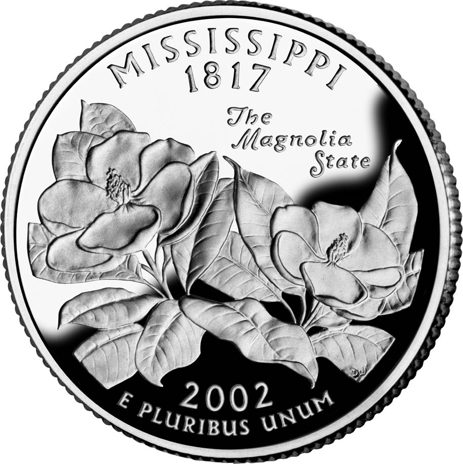 Mississippi State Quarter D  coin collectible - Main Image 2