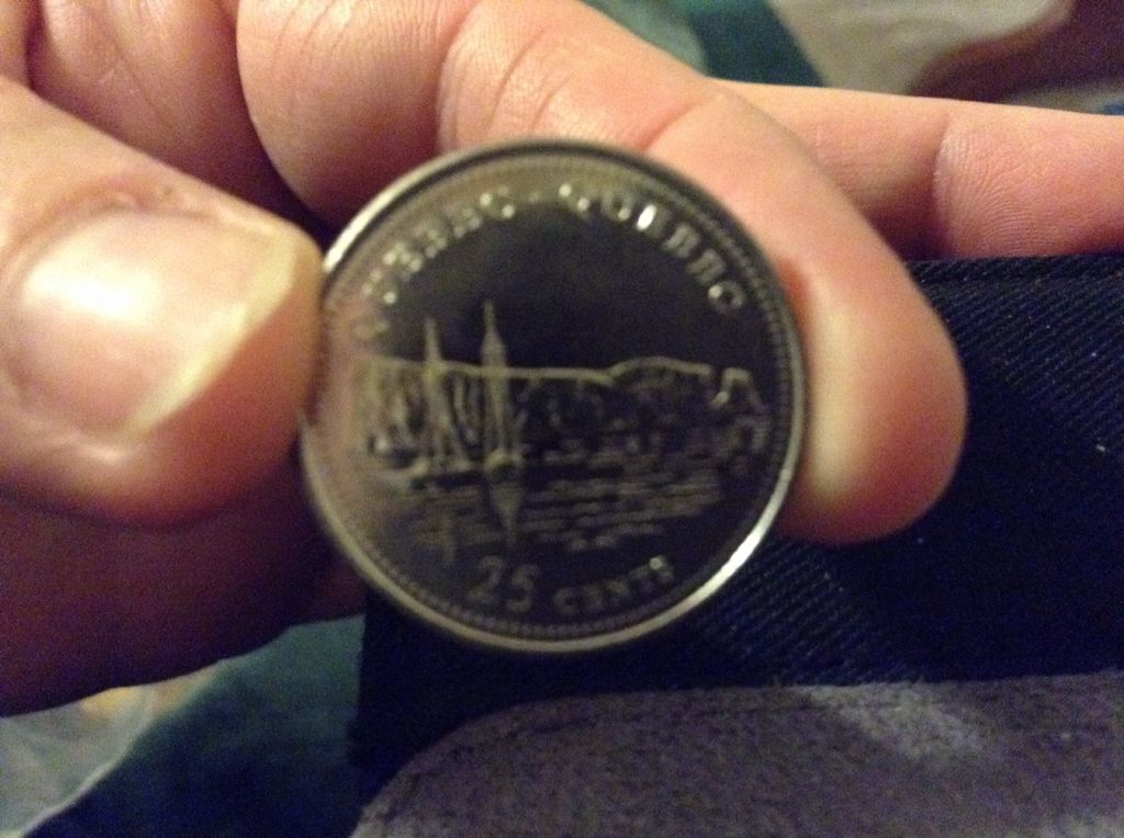 1992 Quebec Quarter  coin collectible - Main Image 2