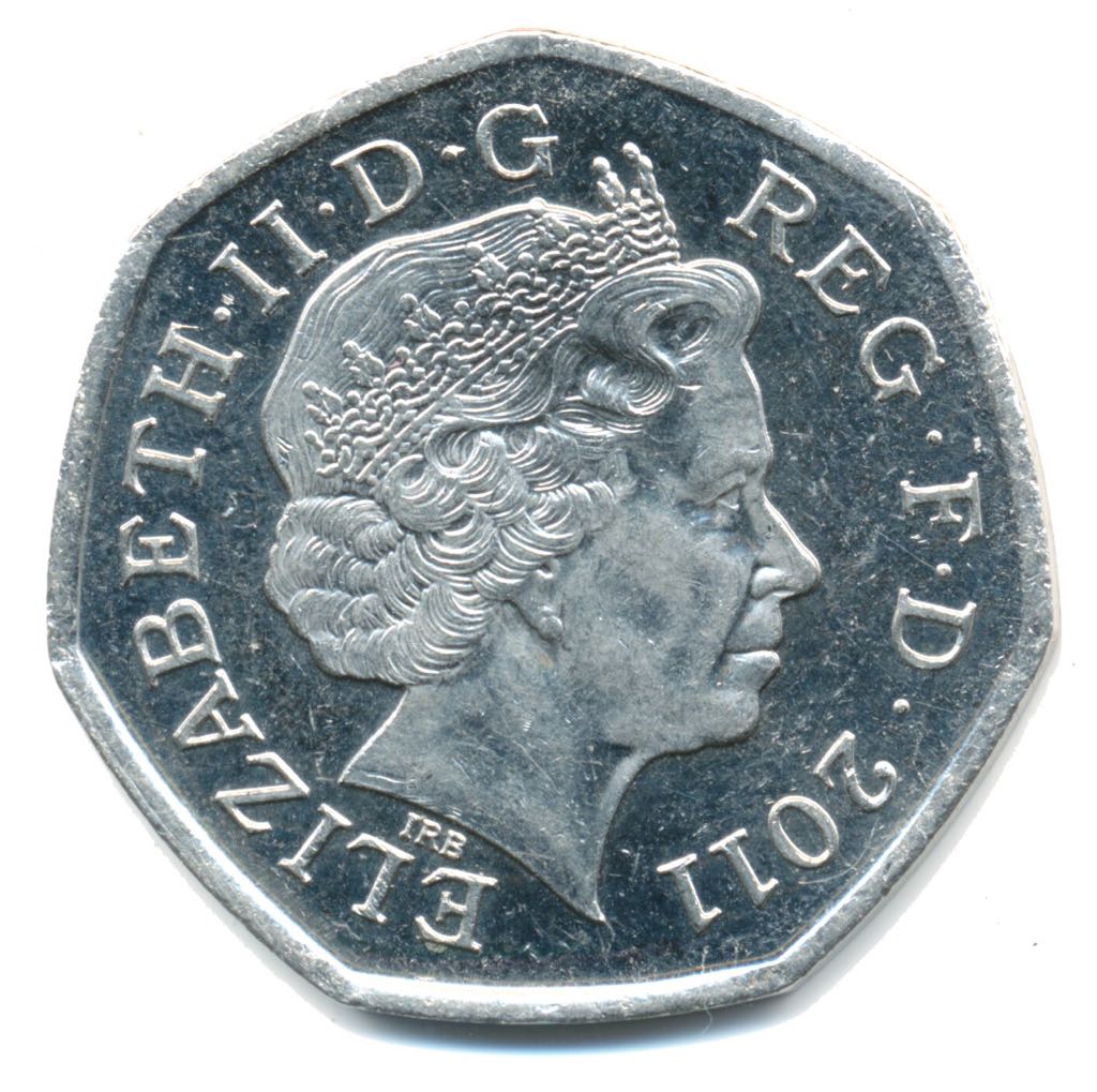 Olympic 50p Wrestling  coin collectible - Main Image 2