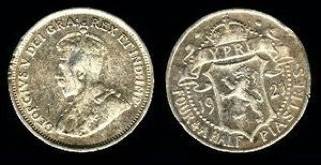 Cyprus 4.5 Piastres George V  coin collectible - Main Image 1