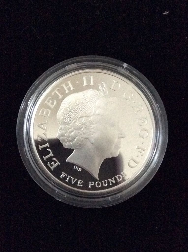 The Royal Birth £5 Silver Proof  coin collectible - Main Image 2