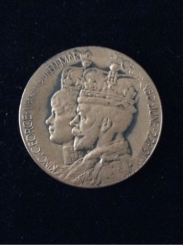 George V Coronation Commemorative Medal  coin collectible - Main Image 2